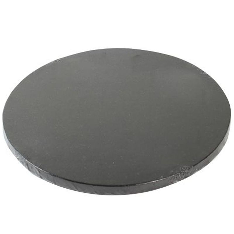 Tortenplatte Kuchenplatte Rund Schwarz 25 cm